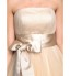 TS Couture? Cocktail Party / Homecoming / Holiday Dress - 1950s Plus Size / Petite A-line Strapless Tea-length Tulle with Draping / Sash / Ribbon  